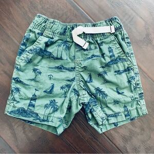 Carter's Baby Boy Cute Hawaiian/Beachy Pull-On Knit Shorts | Size: 18m.